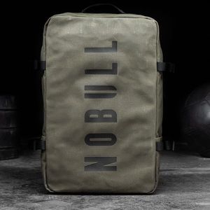 NOBULL waxed canvas duffle bag - color Army